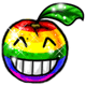 Rainbow Orange of Spazztastic Joy