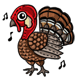 Dancing Turkey Plushie