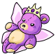 Purple Princess Bear Plushie