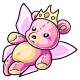 Pink Princess Bear Plushie