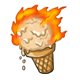 Flame Icecream Cone